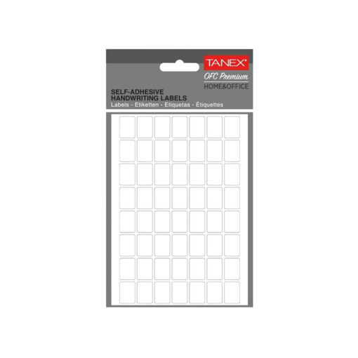 Picture of SELF-ADHESIVE LABELS WHITE 12X17MM 10 SHEETS